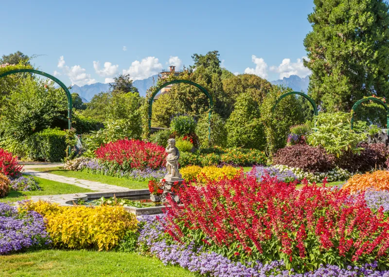 Park der Villa Pallavicino, Stresa, Italien