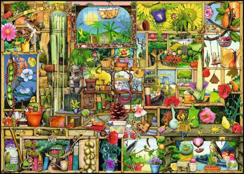 Colin Thompson: Grandioses Gartenregal