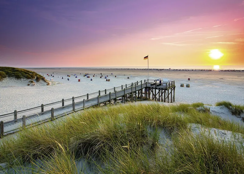Sonnenuntergang über Amrum
