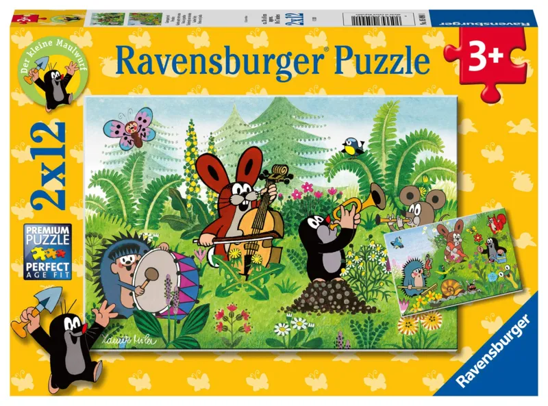 2 Puzzles - Gartenparty mit Freunden