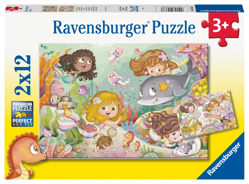 2 Puzzles - Feen und Meerjungfrauen