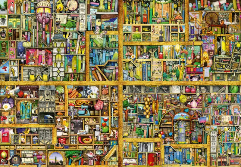 Colin Thompson: Magisches Bücherregal