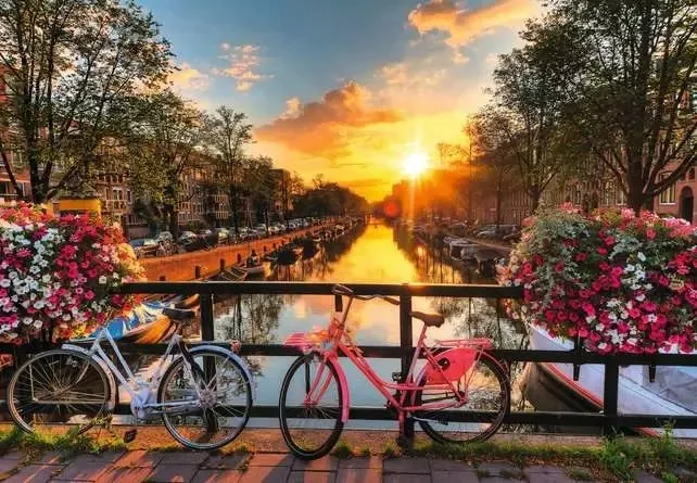 XXL Teile - Feel Well & Puzzle - Fahrräder in Amsterdam