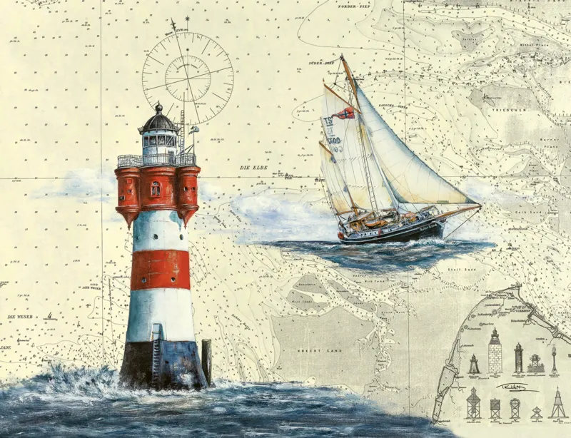 Romantischer Leuchtturm
