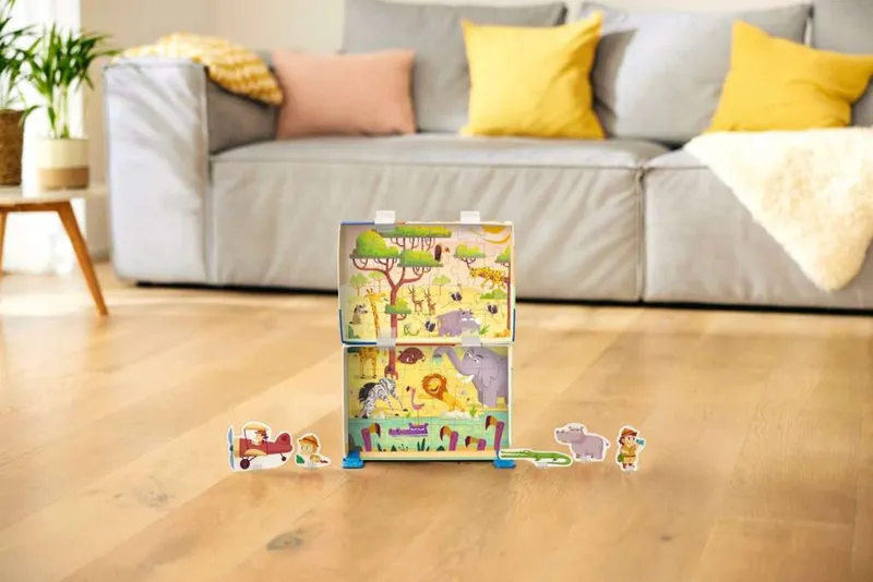 2 Puzzles - Puzzle & Play - Safari