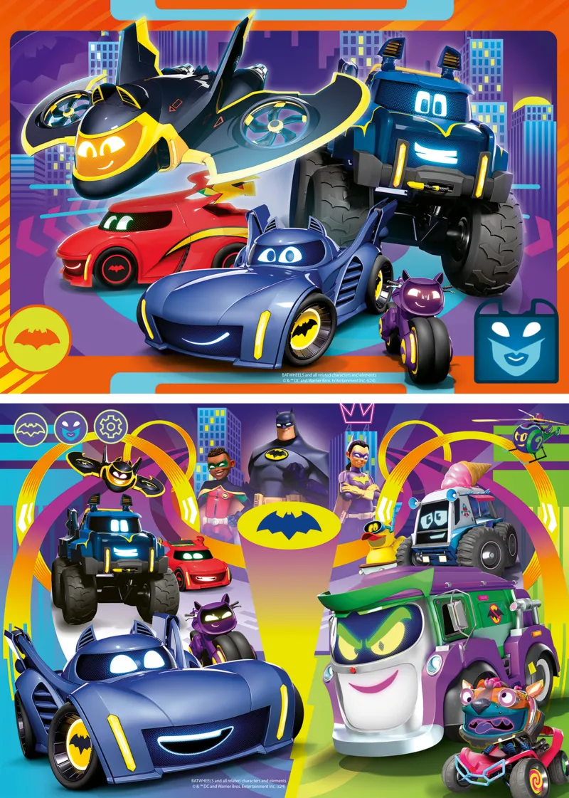 2 Puzzles - Die Batwheels in Aktion