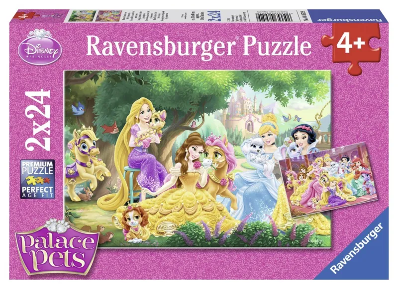 2 Puzzles - Disney Palace Pets - Beste Freunde der Prinzessinnen