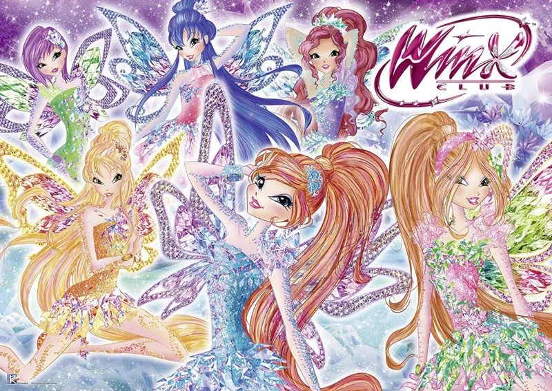 Riesen-Bodenpuzzle - Winx