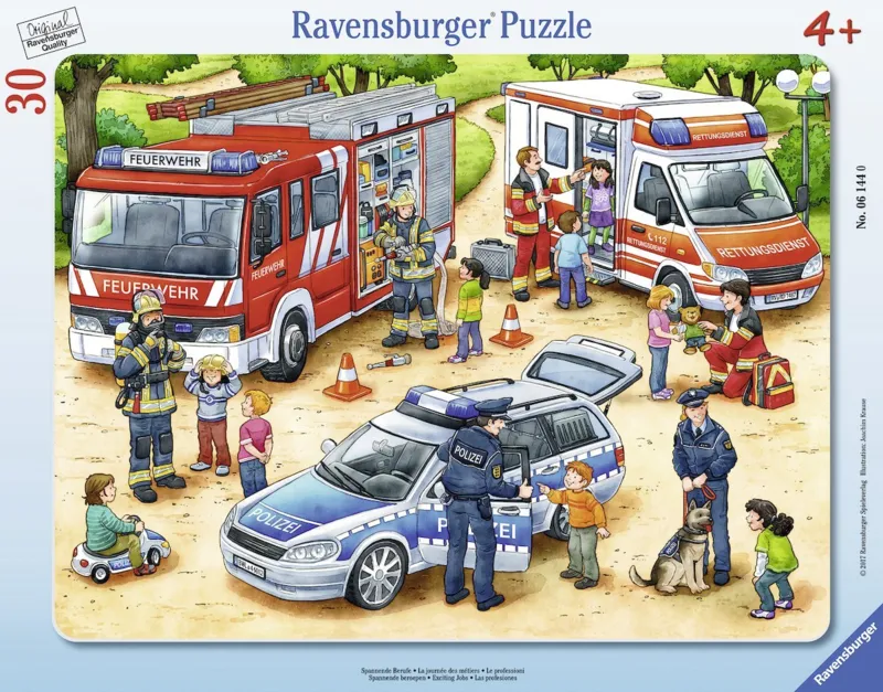 Rahmenpuzzle - Spannende Berufe
