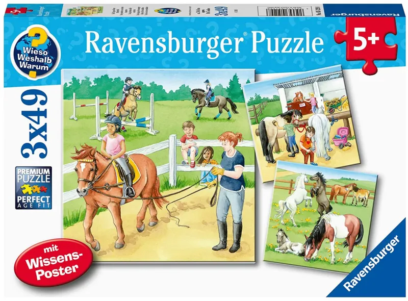 3 Puzzles - Ein Tag Auf Dem Reiterhof