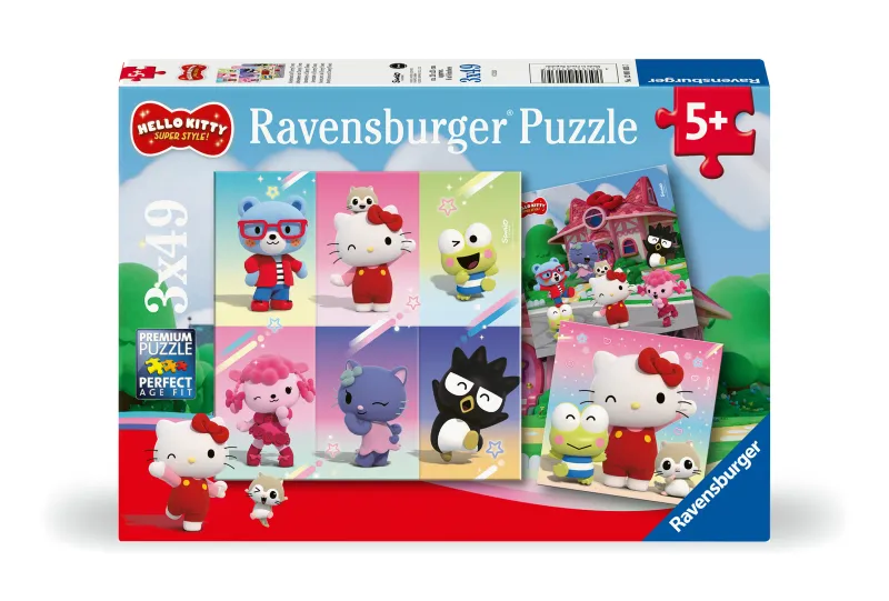 3 Puzzles - Hello Kitty