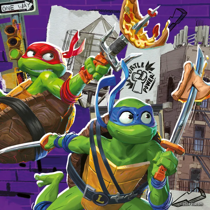 3 Puzzles - Ninja-Schildkröten