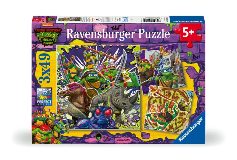 3 Puzzles - Ninja-Schildkröten