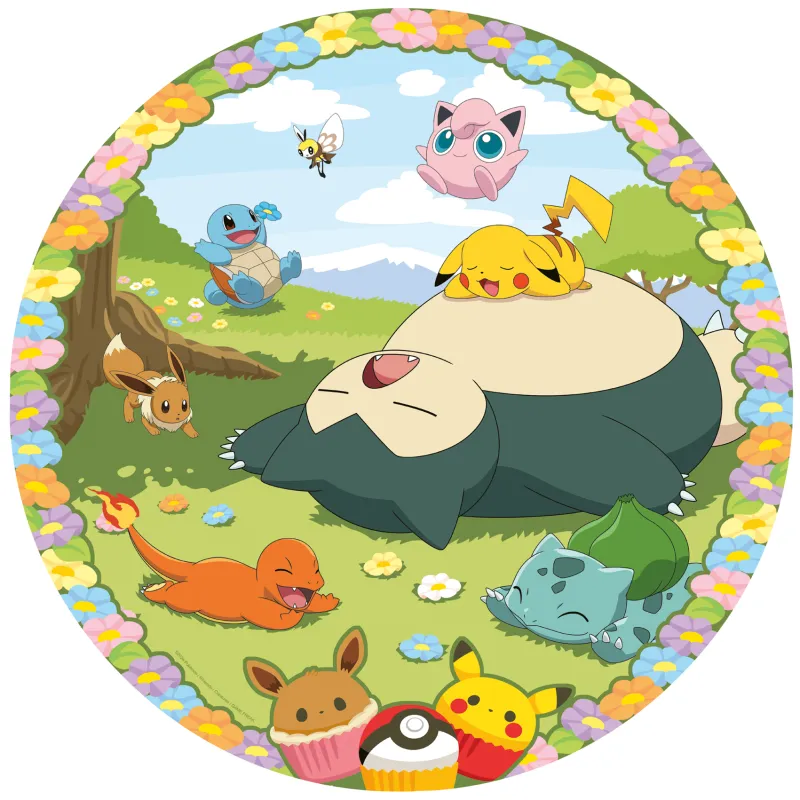Pokemon in Blüte