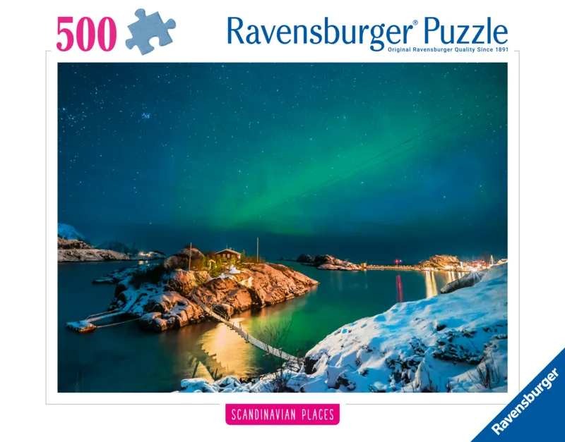 Nordlichter, Tromsø, Norwegen (Puzzle Highlight, Skandinavien)