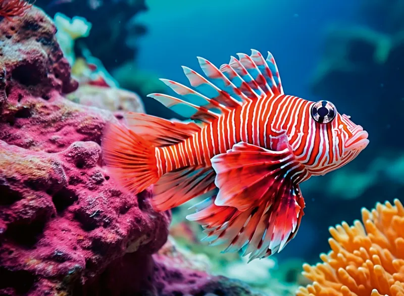 Feuerfisch - Highlight Puzzle - Bunte Tiere