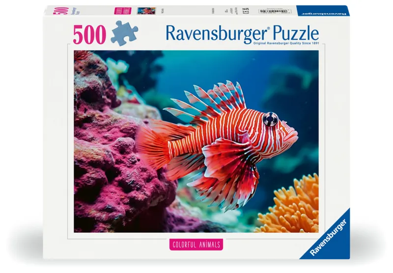 Feuerfisch - Highlight Puzzle - Bunte Tiere