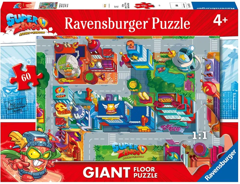 Giant Floor Puzzle - Super Zings