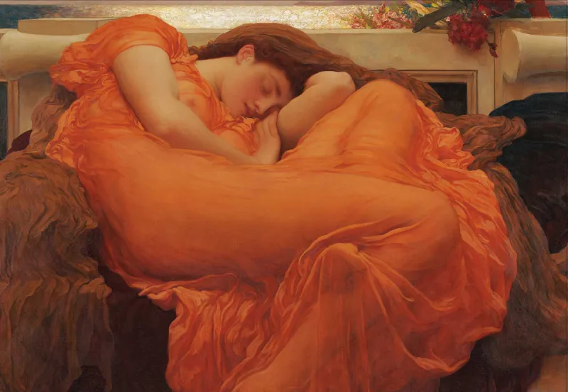 Frederic Leighton - Flammender Juni - Detail