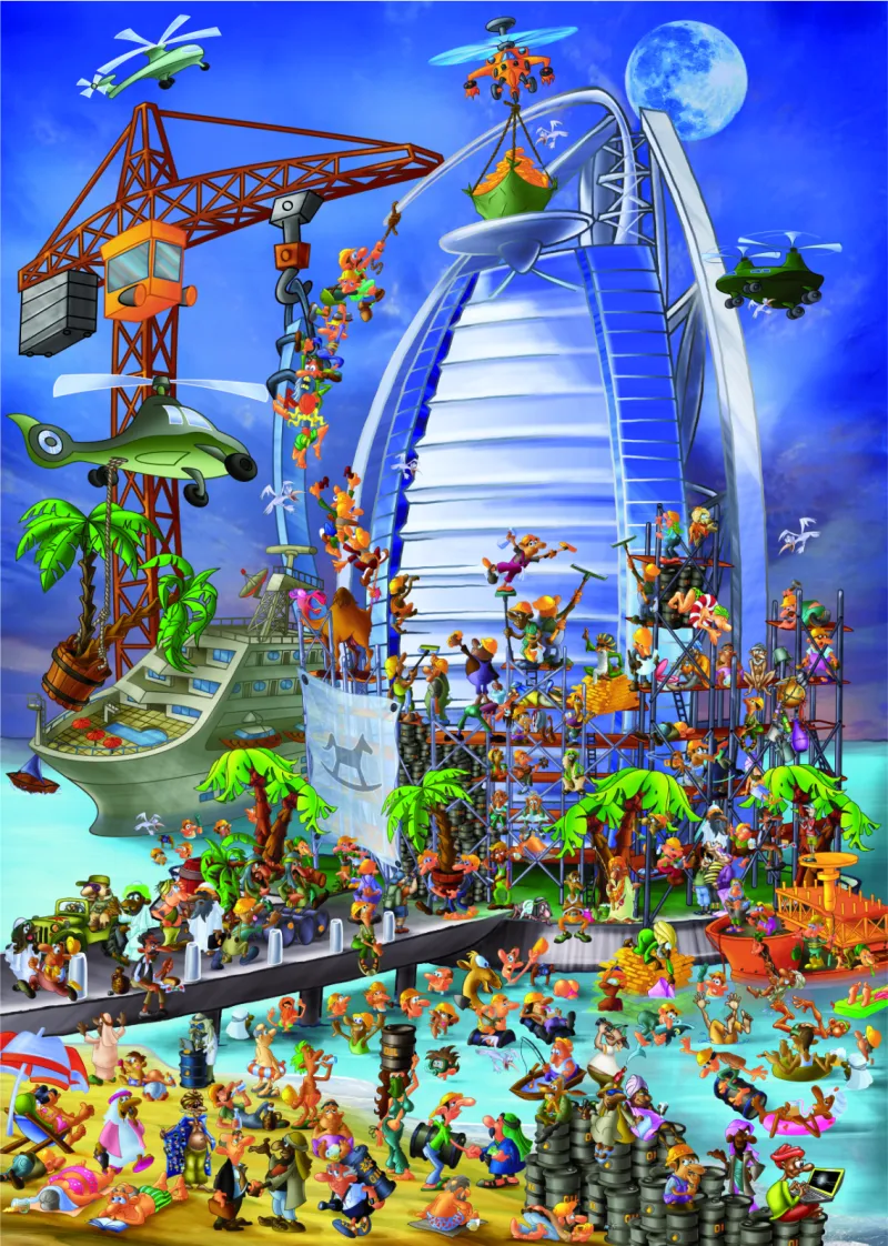 Cartoon Collection - Burj Al Arab