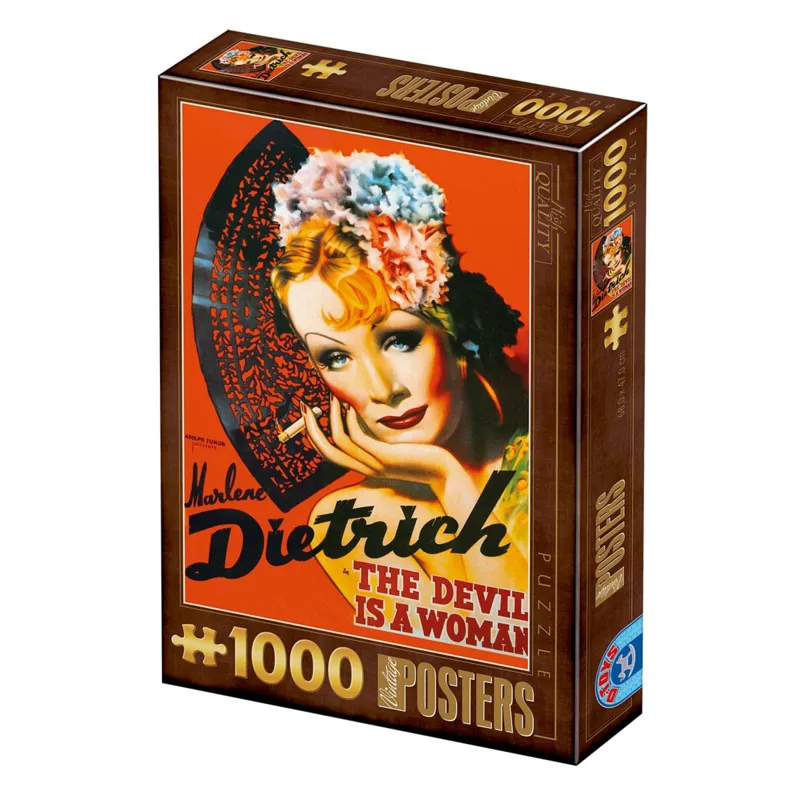 Vintage Posters: Marlene Dietrich - The Devis is a Woman