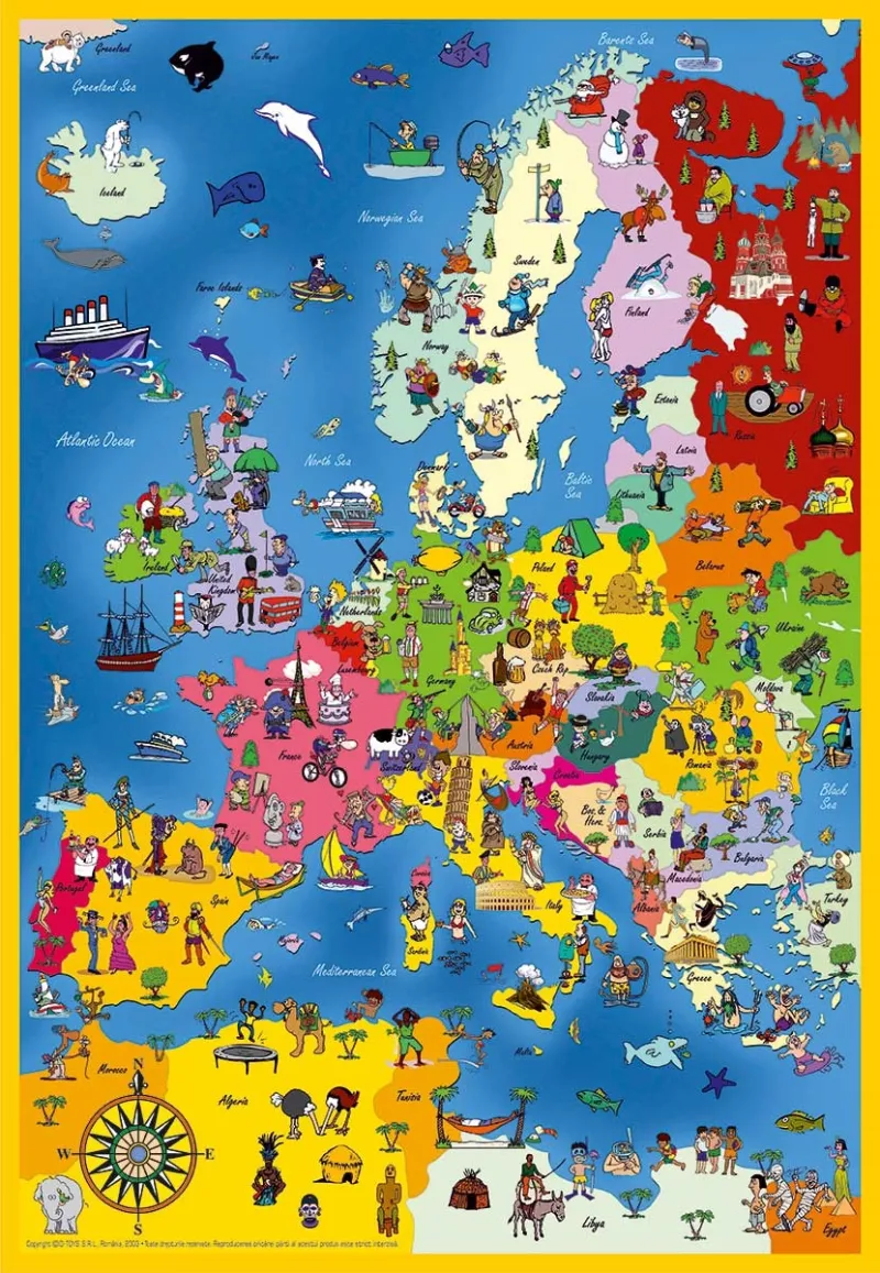 Landkarte Europa