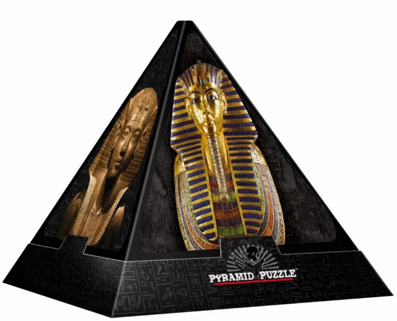 3D Pyramide - Ägypten: Masken / schwieriges Puzzle