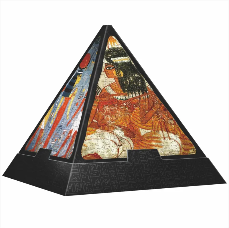 3D Pyramide - Ägypten: Malereien / schwieriges Puzzle