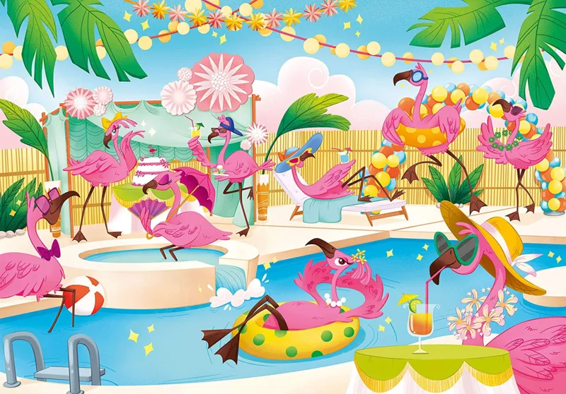 Supercolor Flamingo Party - Glossy Effect