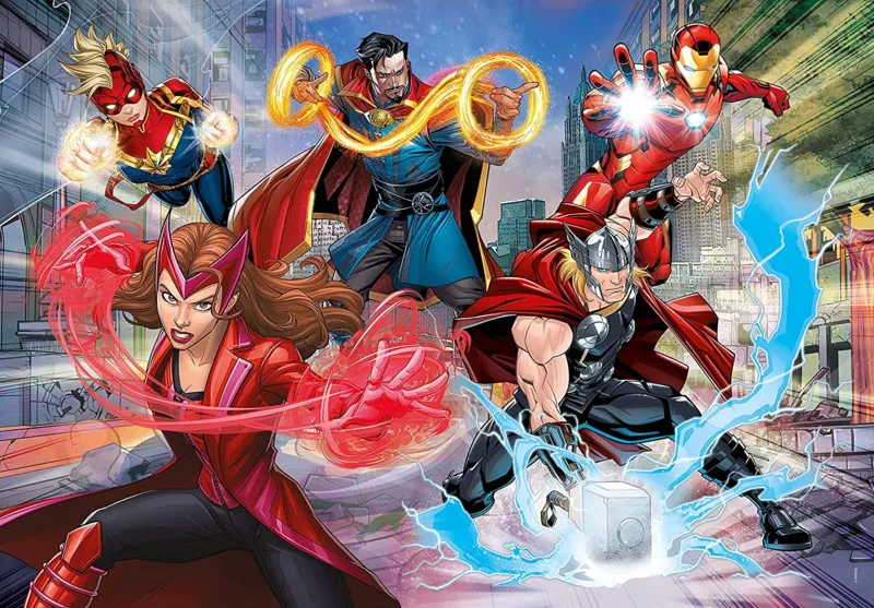 XXL Teile - Super Color - Glitter Effect - Marvel Avengers