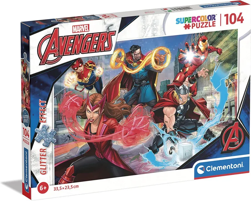 XXL Teile - Super Color - Glitter Effect - Marvel Avengers