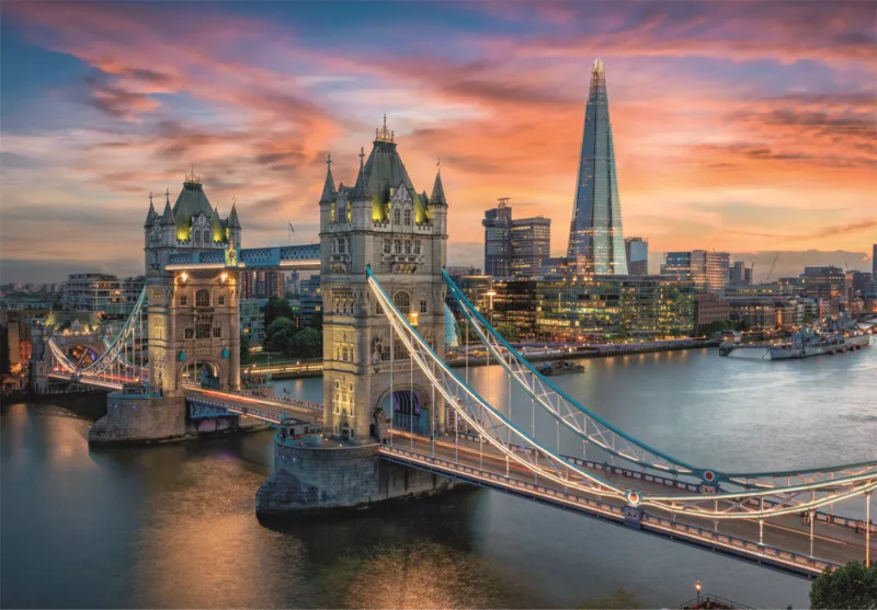 Londoner Abenddämmerung
