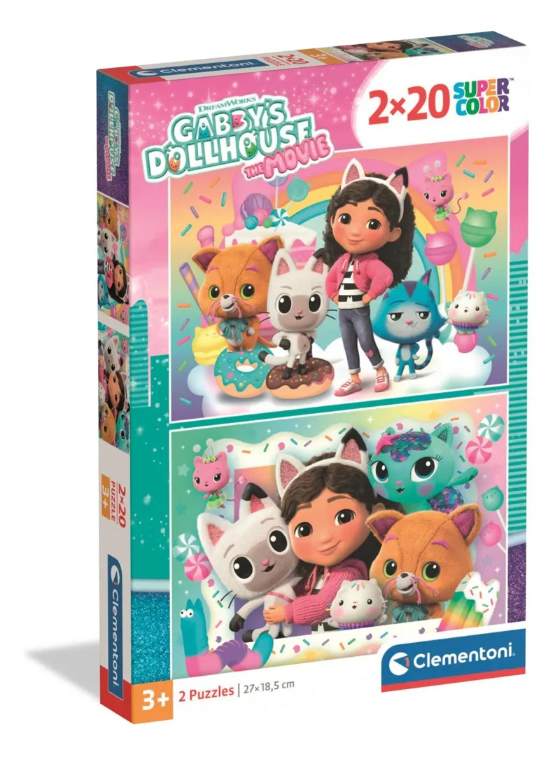 2 Puzzles - Gabby's Dollhouse