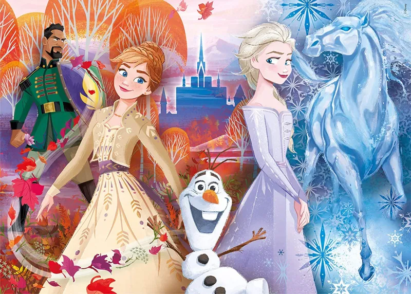 Superkit 4 in 1 - Frozen 2 (2 Puzzles + Memory + Domino)