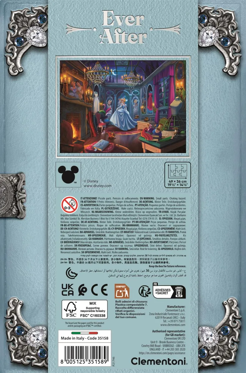Puzzle Ever After - Disney Princess : Cinderella