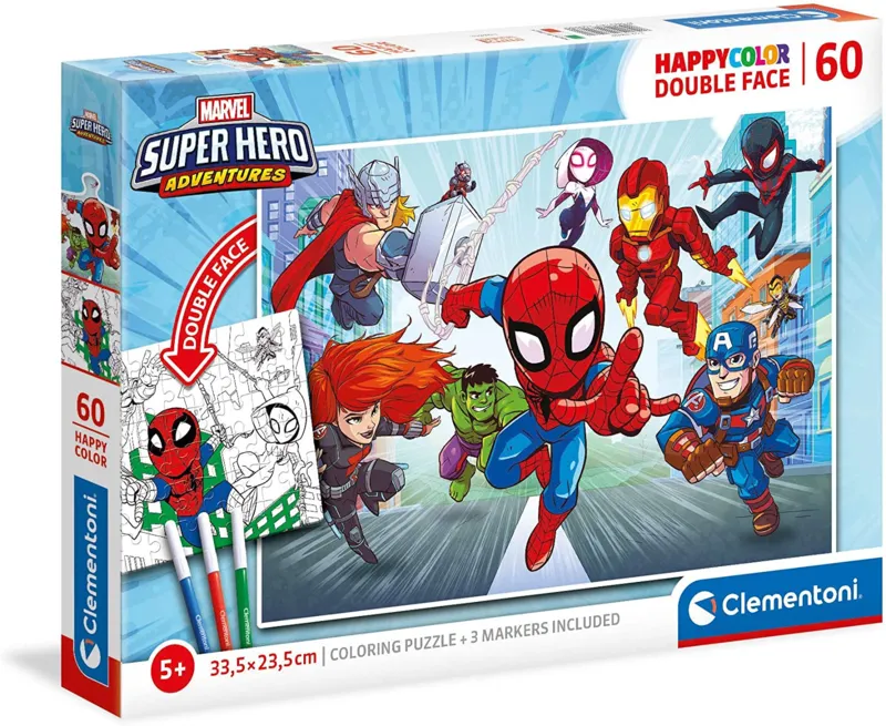Marvel Superhero Supercolor (Double Face)