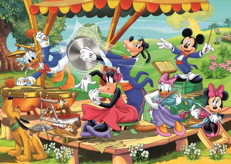 2 Puzzles - Mickey and Friends - 2x60 Teile
