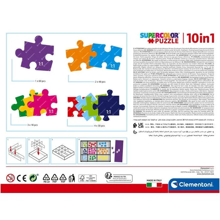 Puzzlebox 10 in 1 - Tierische Freunde