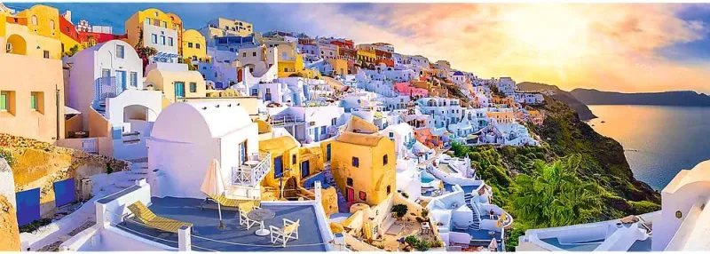 Sunset in Santorini, Greece