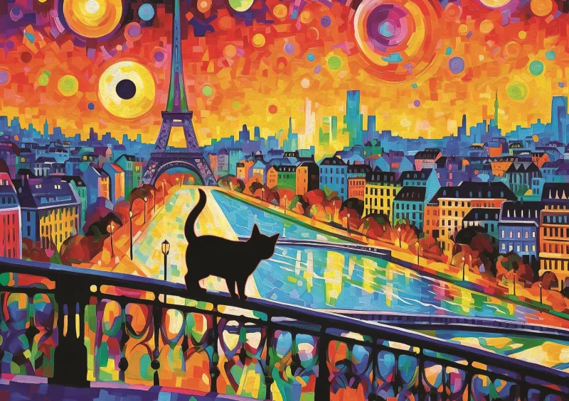 Katze In Paris