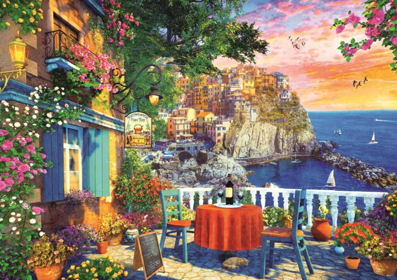 Blick Auf Die Cinque Terre