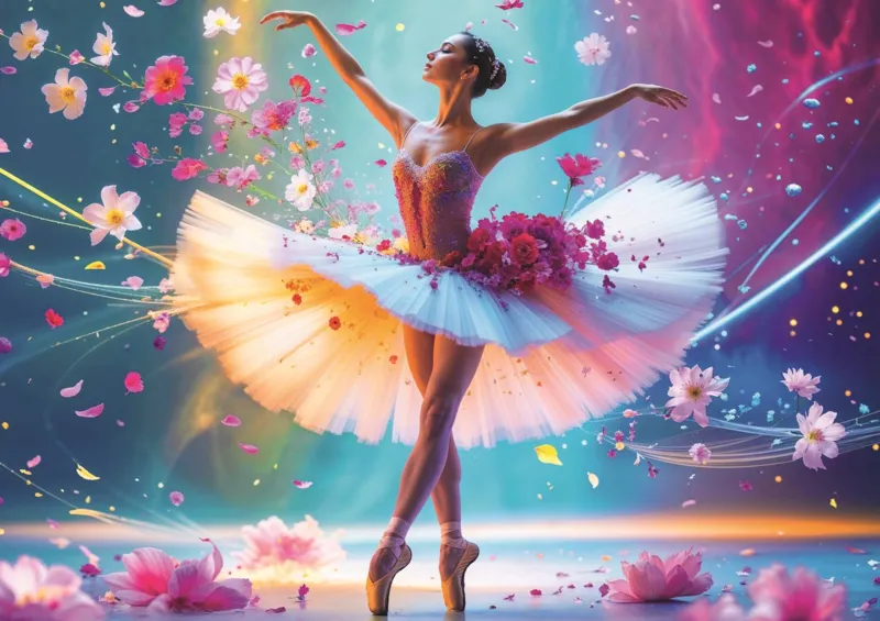 Tanzende Ballerina