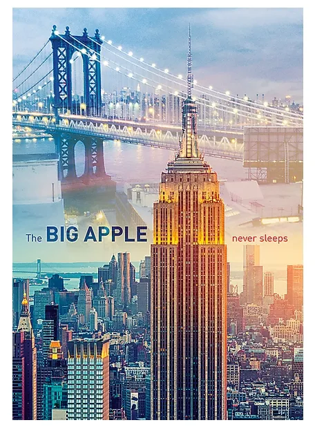 New York in der Dämmerung