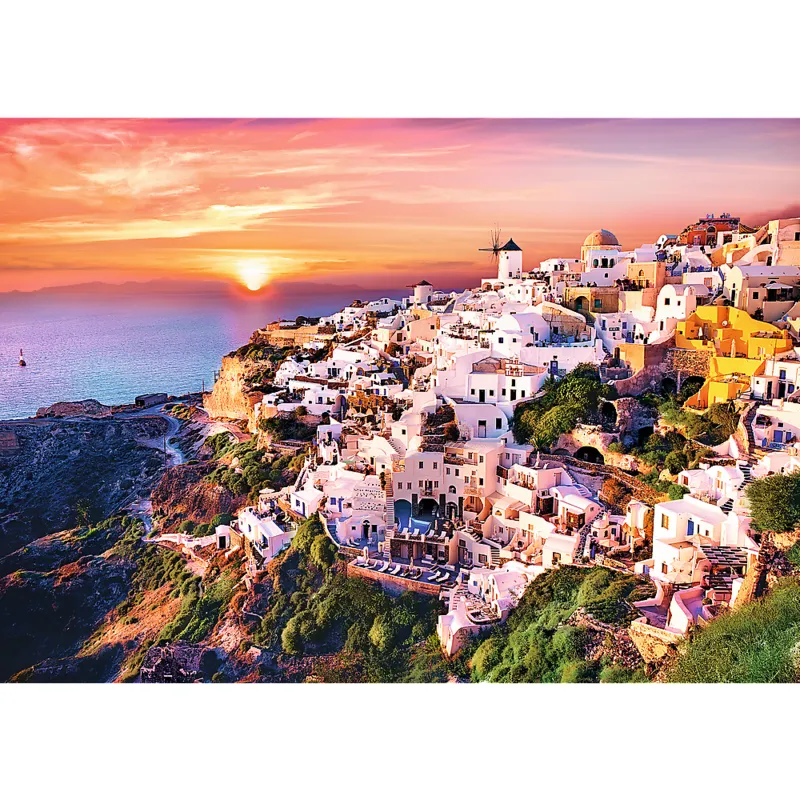 Sonnenuntergang über Santorini