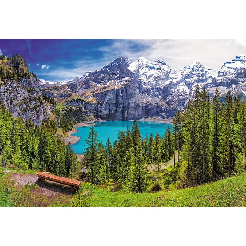 Lake Oeschinen, Alps, Switzerland