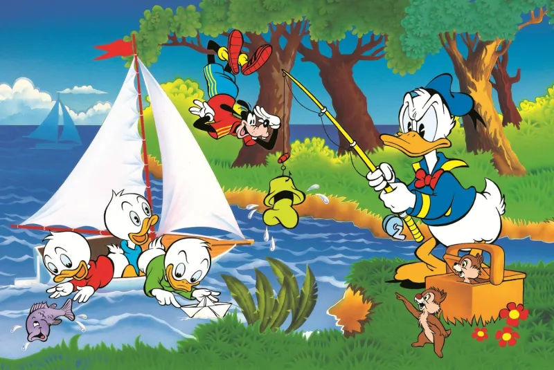 40-Jähriges Jubiläum Trefl - Abenteuer Am See - Disney Standard Charaktere