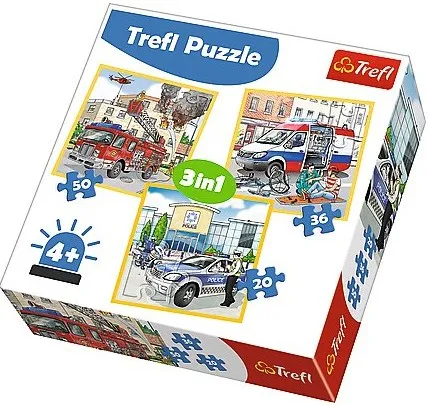 3 Puzzles - Notfallfahrzeuge