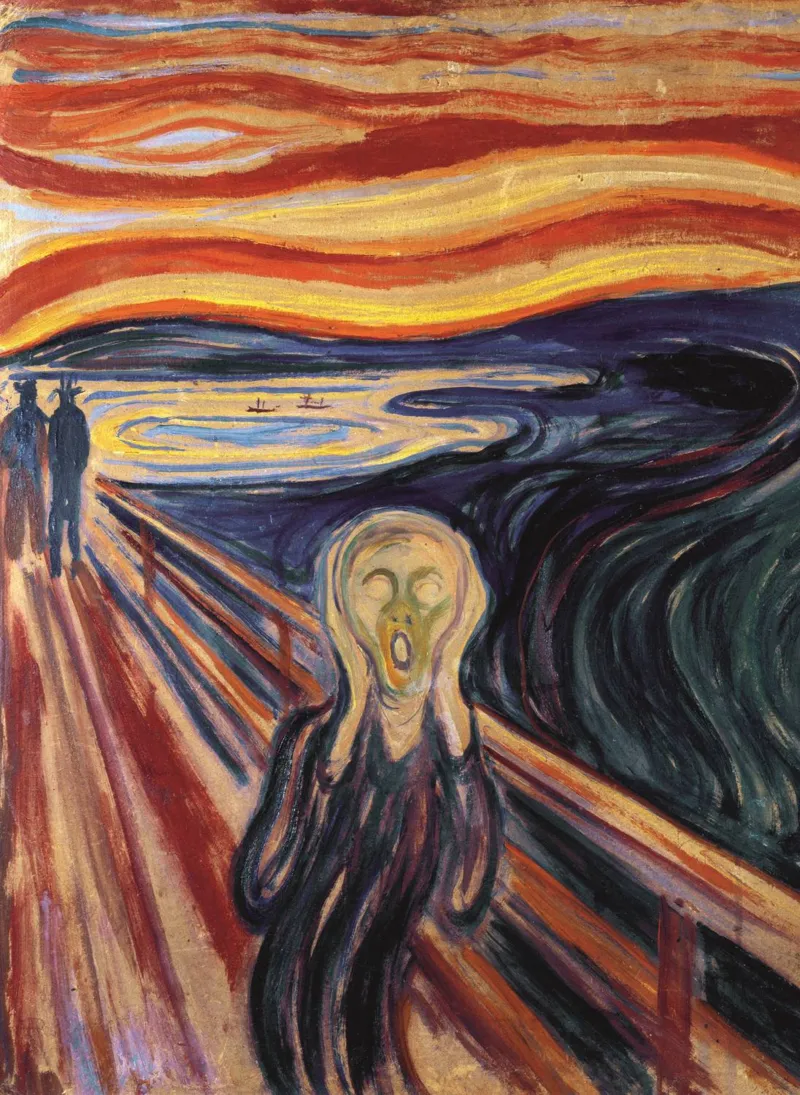 Holzpuzzle - Edvard Munch