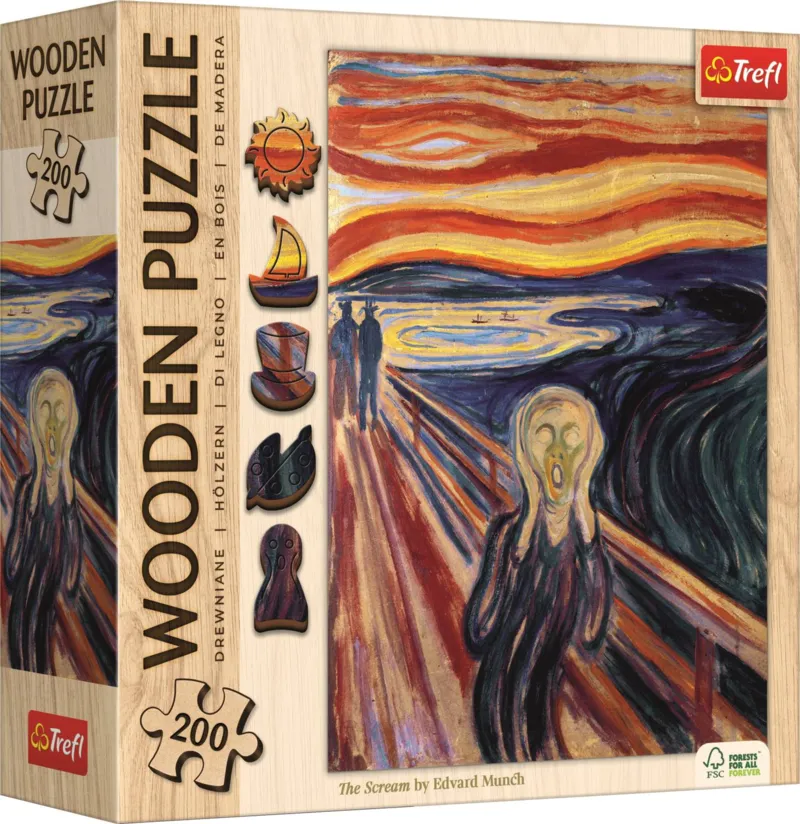 Holzpuzzle - Edvard Munch