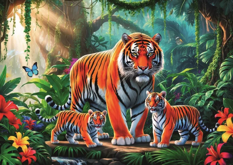 Gewohnheiten Des Tigers